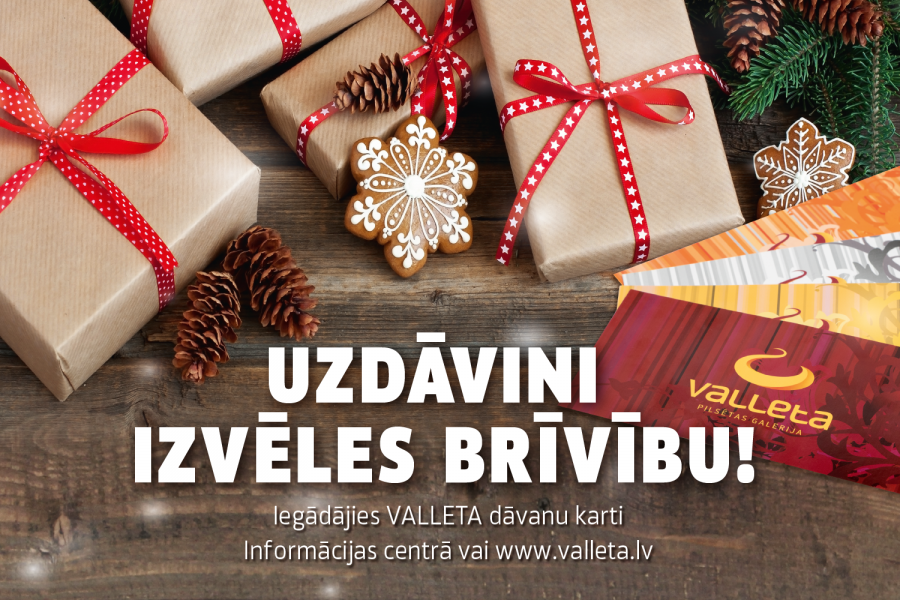 Valleta dāvanu karte